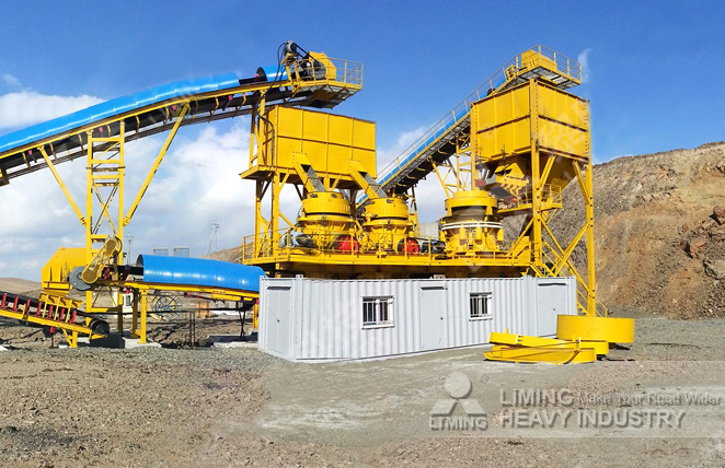 500т/ч технология измельчения железной руды и сухой сепарации в Монголии